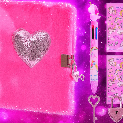 Heart diary for - diary, kids