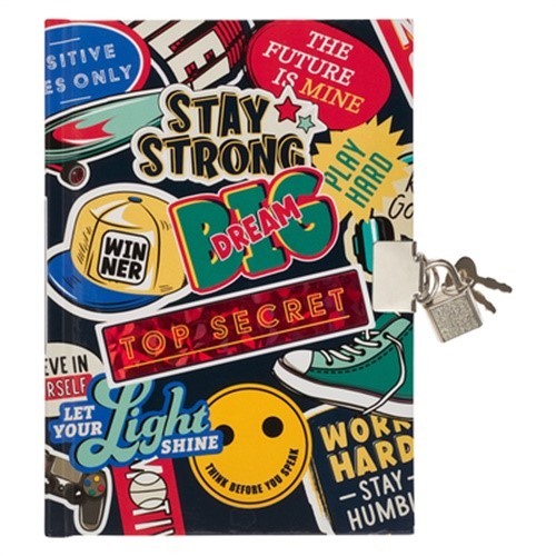 Secret diary with lock - secret,