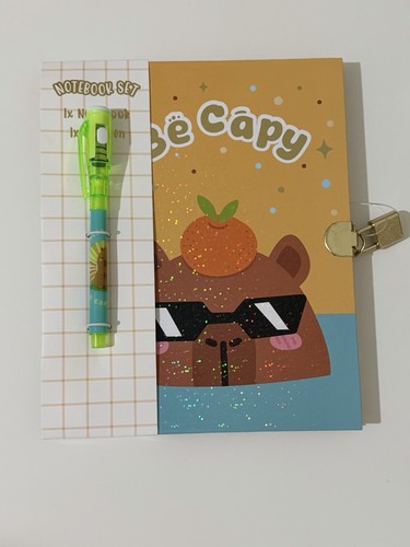 Capybara notebook and spy - capybara,