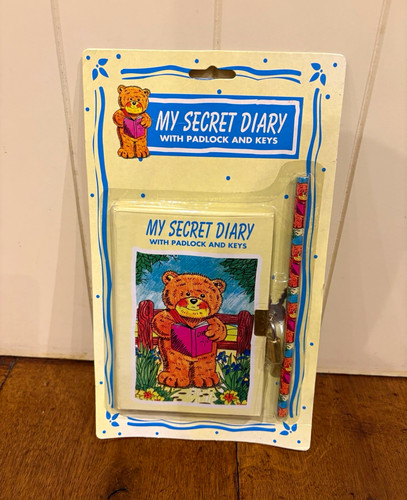 Vintage secret diary teddy - secret,
